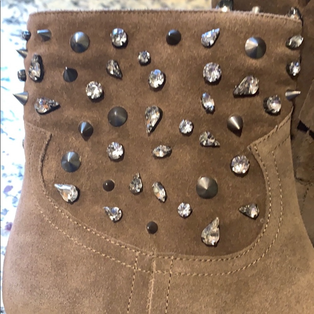 Sam Edelman Genuine Suede Booties - Picture 2 of 6